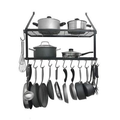 ClearAmbient Wandmontiertes Topfregal | Wayfair.de